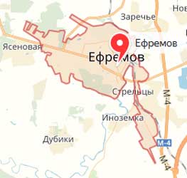 Карта: Ефремов