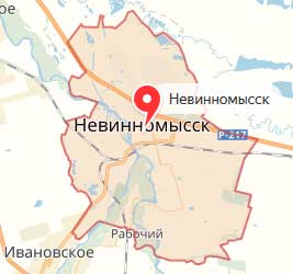 Карта: Невинномысск
