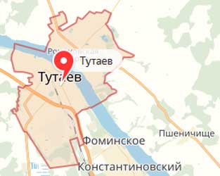 Карта: Тутаев
