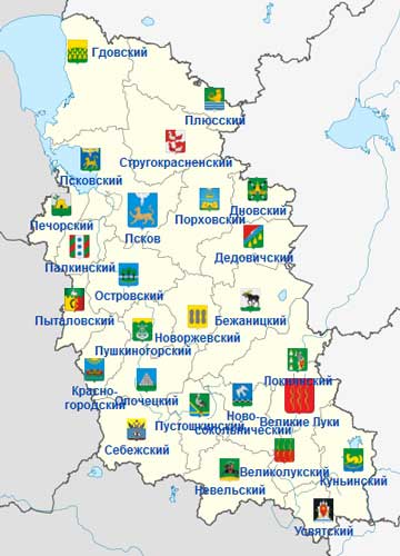Карта: Псковская область